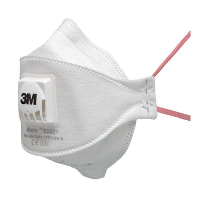 Mascarilla desechable 3M 9332 Extra Confort con Válvula FFP3 - Referencia 9332